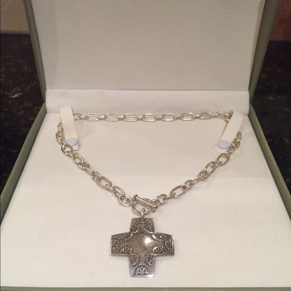 Sterling Silpada Virtuosity Toggle Cross Pendant